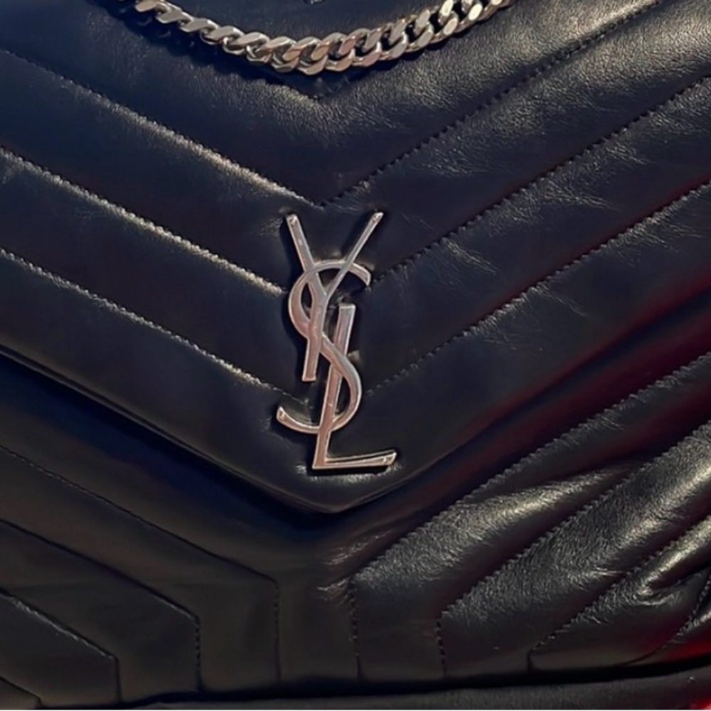 YSL Medium Lou Lou. Silver hardware. Loved but taken care of well.